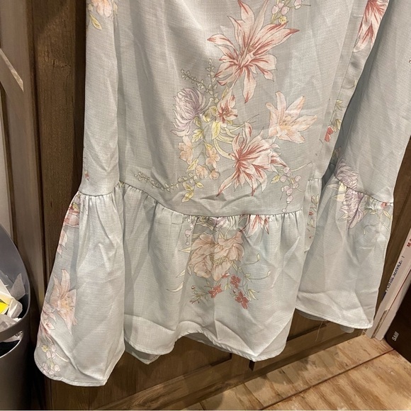 NWT Lulus Endless Vacay Surplice Maxi Dress Large - Picture 8 of 15